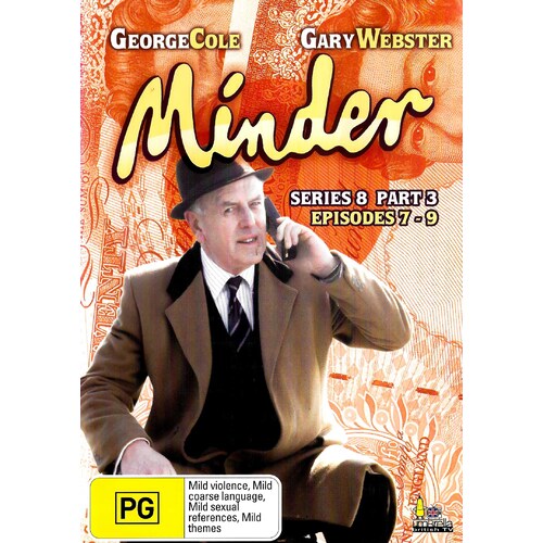 Minder Series 8 Part 3 Episodes 7-9 - DVD Series Rare Aus Stock Preowned: Excellent Condition