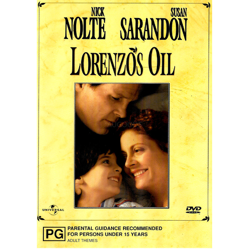 LORENZOS OIL - Rare DVD Aus Stock Preowned: Excellent Condition