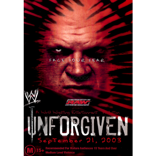 UNFORGIVEN - Rare DVD Aus Stock Preowned: Excellent Condition