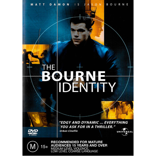 The Bourne Identity - Rare DVD Aus Stock Preowned: Excellent Condition