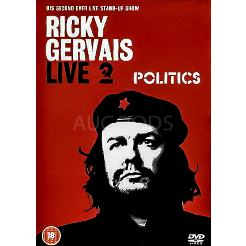 RICKY GERVAIS LIVE POLITICS -Rare DVD Aus Stock Comedy Preowned: Excellent Condition