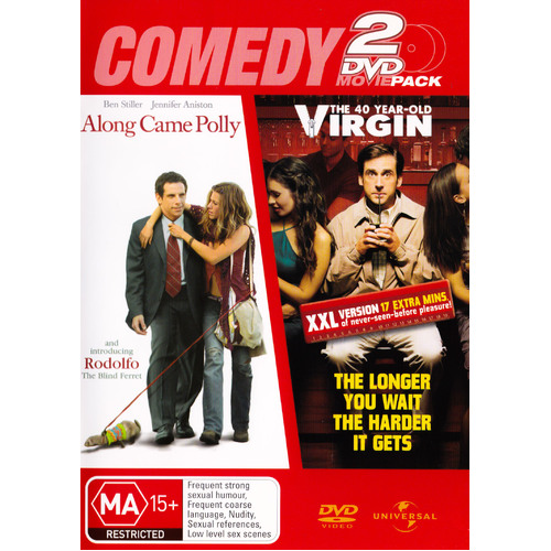 ALONG CAME POLLY / 40 YEAR OLD VIRGIN REPACKAGED DVD Preowned: Disc Excellent