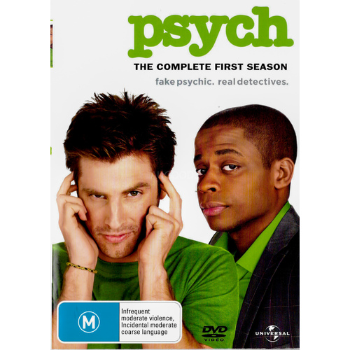 PSYCH -Rare DVD Aus Stock Comedy Preowned: Excellent Condition