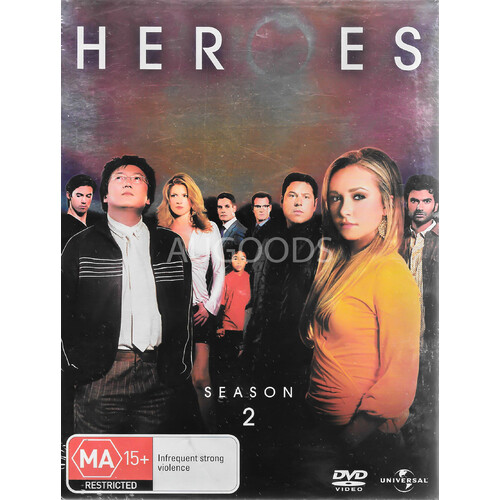 Heroes Season 2 DVD Preowned: Disc Excellent