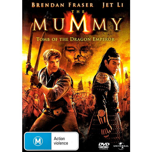 MUMMY - TOMB OF THE DRAGON EMPEROR - Rare DVD Aus Stock Preowned: Excellent Condition