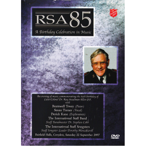 RSA 85 - A Birthday Celebration In Music Region 1 USA DVD Preowned: Disc Excellent