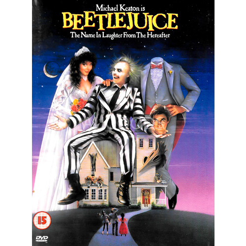 Beetlejuice -Rare DVD Aus Stock Comedy Preowned: Excellent Condition