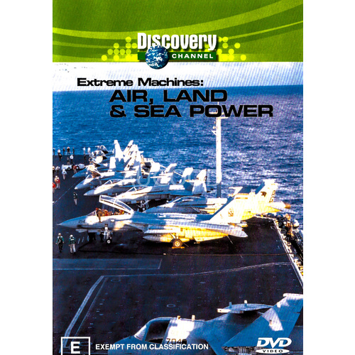 Extreme Machines: Air, Land &amp; Sea Power - Preowned DVD Excellent Condition Series Rare Aus Stock 
