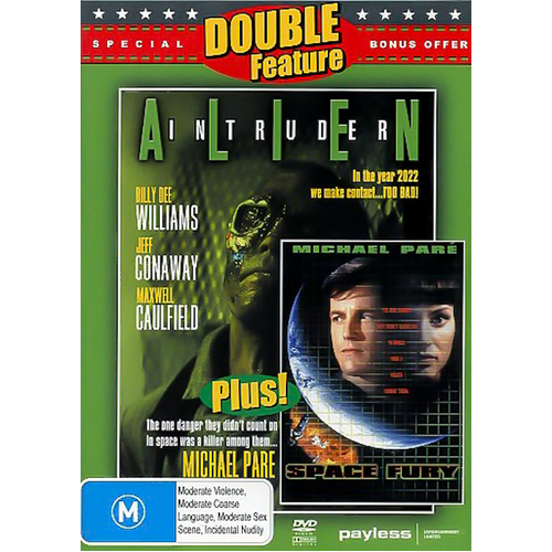 Double Feature Alien Intruder, Space Fury DVD Preowned: Disc Excellent