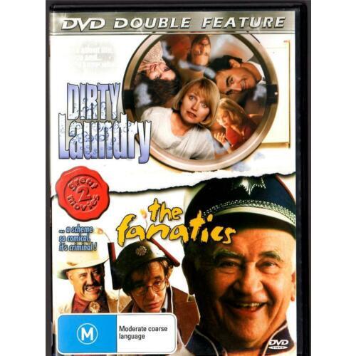 Dirty Laundry / The Fanatics Movies Region Free Double Feature DVD Preowned: Disc Excellent