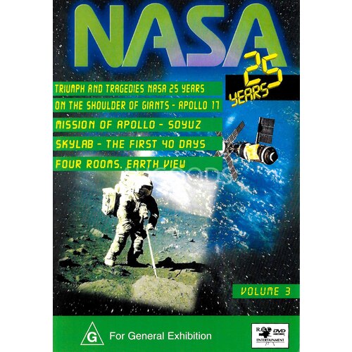 NASA 25 Years Volume 3 - DVD Series Rare Aus Stock Preowned: Excellent Condition