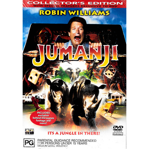 Jumanji (Collector&#39;s Edition) - Rare DVD Aus Stock Preowned: Excellent Condition