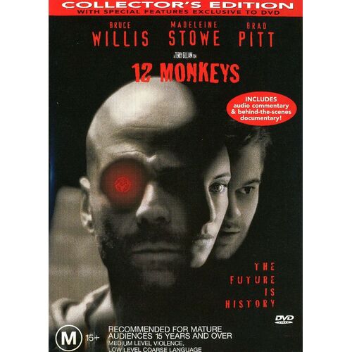 12 Monkeys DVD Preowned: Disc Excellent
