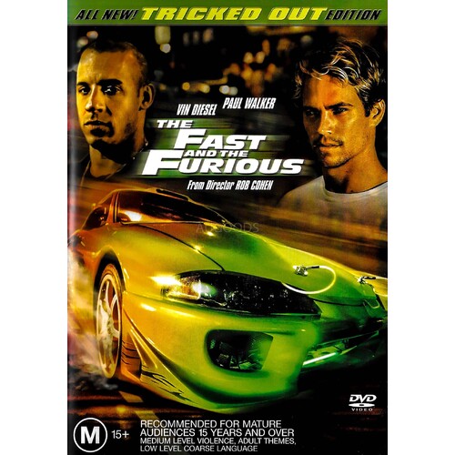 The Fast And The Furious Widescreen Collectors Edition DVD Preowned: Disc Excellent