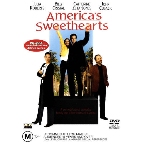 America&#39;s Sweethearts -Rare Aus Stock Comedy DVD Preowned: Excellent Condition
