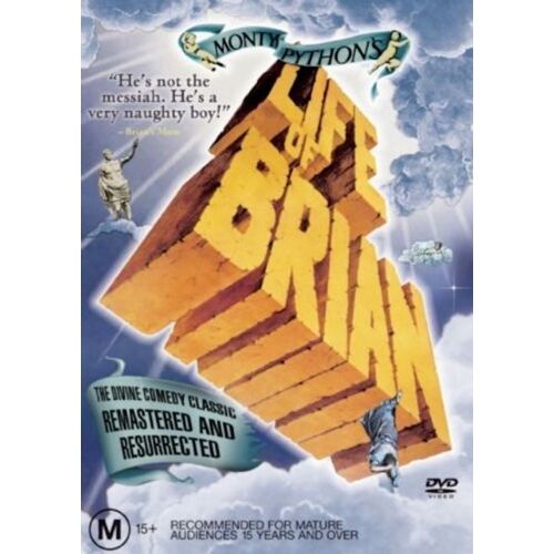 Monty Python&#39;s life of Brain -Rare DVD Aus Stock Comedy Preowned: Excellent Condition