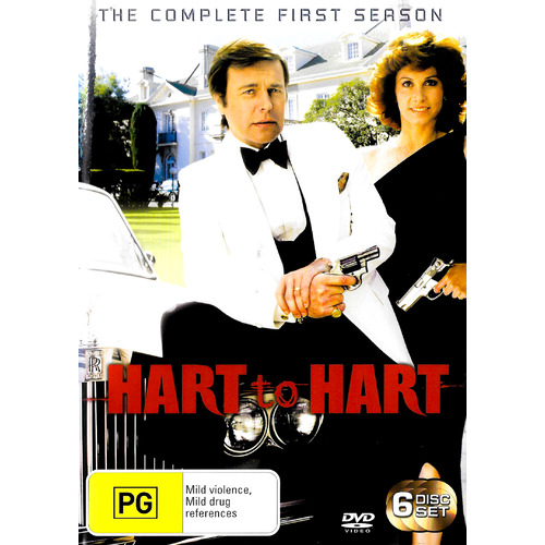 Hart to Hart The Complete First Season - Preowned DVD Excellent Condition Series Rare Aus Stock 
