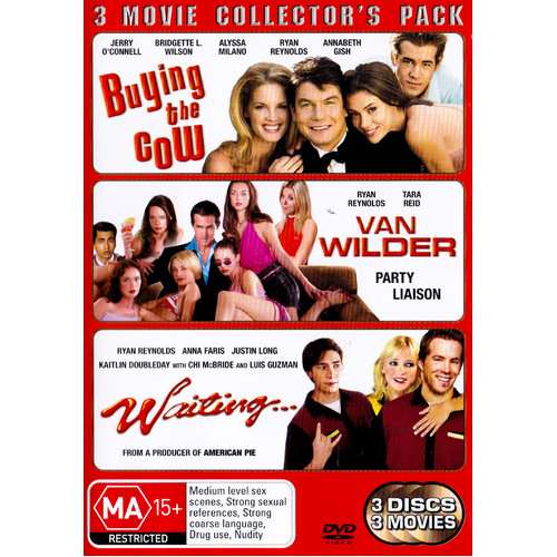 Buying the Cow | Van Wilder | Waiting... 3 Movie Collector&#39;s Pack DVD Preowned: Disc Excellent