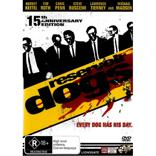 Reservoir Dogs 15th Anniversary Edition -Rare Aus Stock Comedy Preowned DVD Excellent Condition 