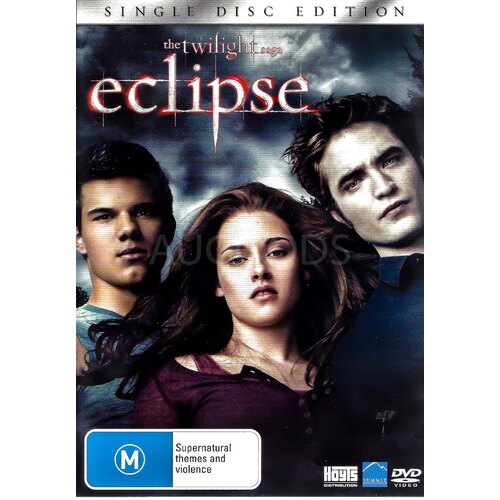 THE TWIGHTLIGHT SAGA ECLIPSE DVD Preowned: Disc Excellent