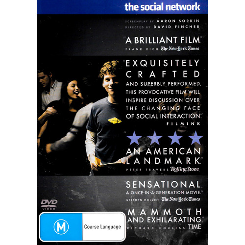 The Social Network DVD Preowned: Disc Excellent