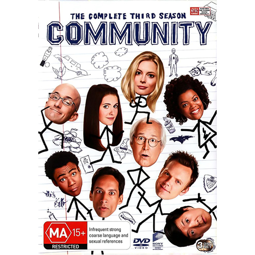 Community The Complete Third Season DVD Preowned: Disc Excellent