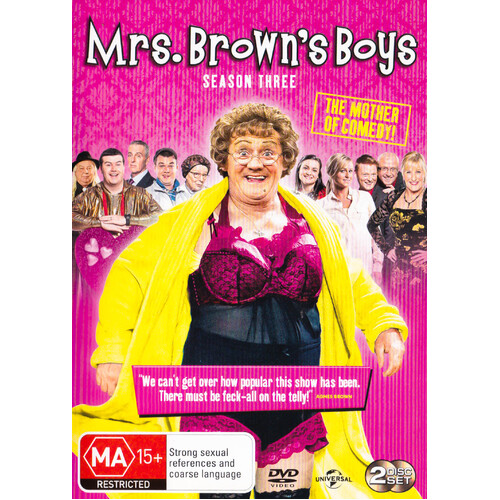 Mrs. Brown&#39;s Boys Season Three DVD Preowned: Disc Excellent