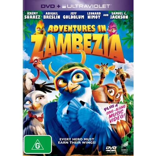 Adventures in Zambezia +UV -Rare DVD Aus Stock -Family Preowned: Excellent Condition