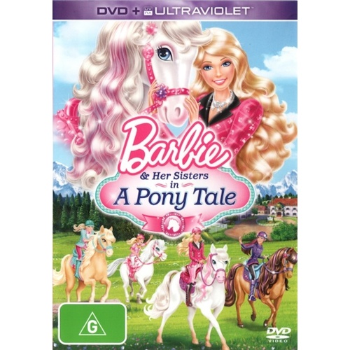 Barbie &amp; Her Sisters in A Pony Tale -Rare DVD Aus Stock -Family Preowned: Excellent Condition
