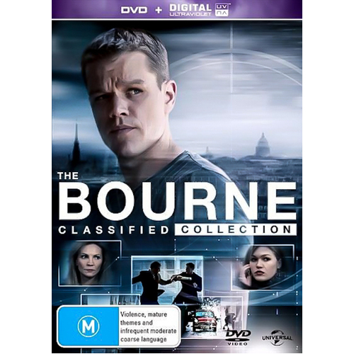 The Bourne Quadrilogy DVD Preowned: Disc Excellent