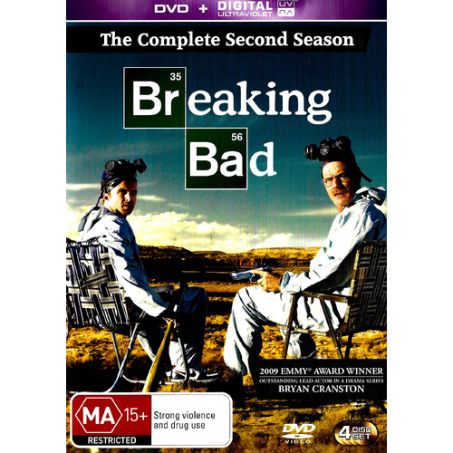 Breaking Bad The Complete Second Season - Preowned DVD Excellent Condition Series Rare Aus Stock 