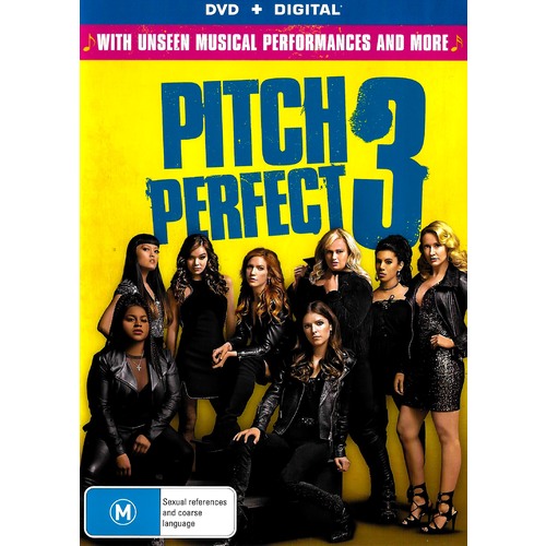 Pitch Perfect 3 -Rare DVD Aus Stock Comedy Preowned: Excellent Condition