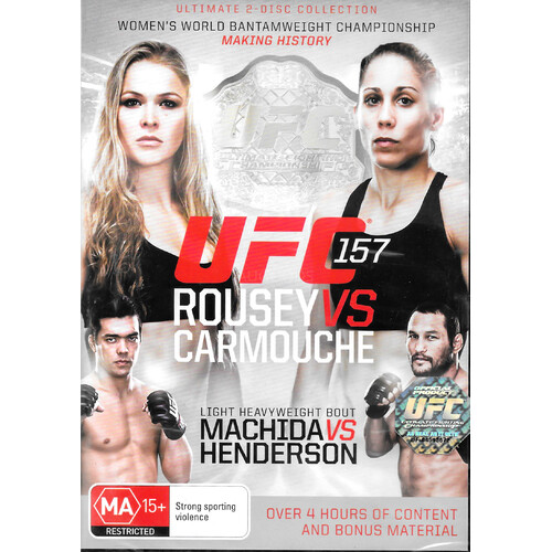 ROUSEY VS CARMOOUCHE - Rare DVD Aus Stock Preowned: Excellent Condition