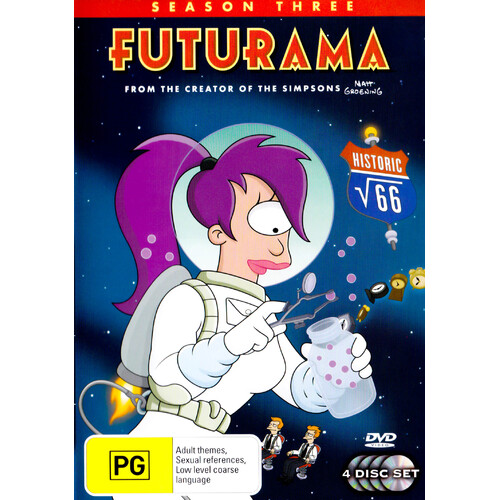 Futurama Season 3 DVD Preowned: Disc Excellent