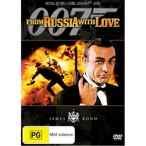 From Russia With Love (007) DTS -Rare Aus Stock Comedy DVD Preowned: Excellent Condition