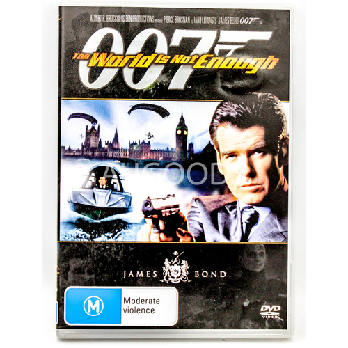 James Bond - The World is Not Enough - Rare DVD Aus Stock Preowned: Excellent Condition