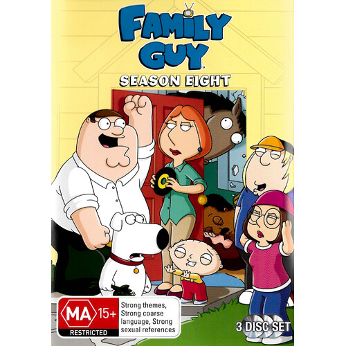Family Guy Season 8 -Comedy Rare Aus DVD Preowned: Excellent Condition