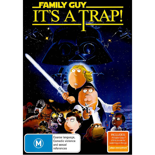 Family Guy: It&#39;s a Trap -Animated DVD Rare Aus Stock Preowned: Excellent Condition