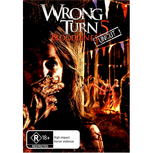 Wrong Turn 5 Bloodlines (Uncut) DVD Preowned: Disc Excellent