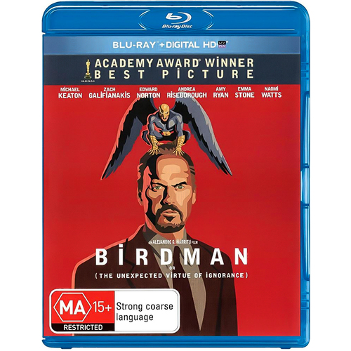 Birdman Or (The Unexpected Virtue of Ignorance) Blu-Ray Preowned: Disc Excellent
