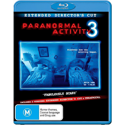 Paranormal Activity 3 Extended Director&#39;s Cut Blu-Ray Preowned: Disc Excellent