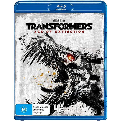 Transformers Age of Extinction Blu-Ray Preowned: Disc Excellent