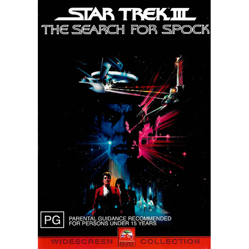 Star Trek 3 - The Search for Spock -Rare Aus Stock Comedy DVD Preowned: Excellent Condition