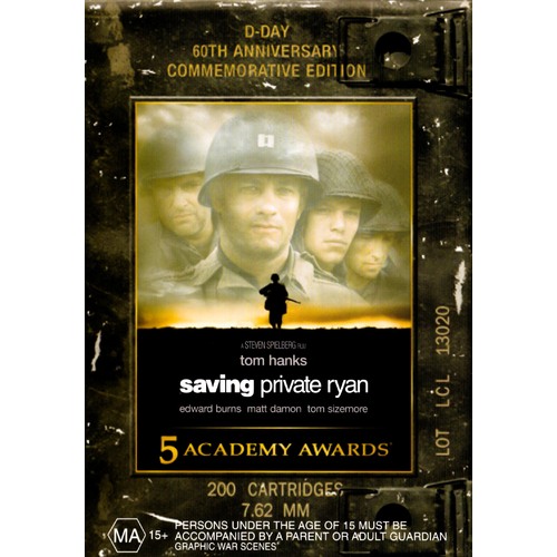 Saving Private Ryan D-Day 60th Anniversary Com Ed DVD Preowned: Disc Excellent