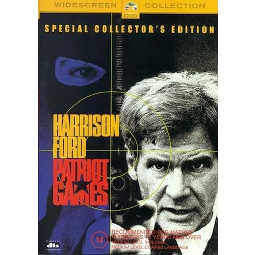 Patriot Games Special Collector&#39;s Edition - Rare DVD Aus Stock Preowned: Excellent Condition