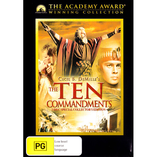 The Ten Commandments (1956) Special Collector&#39;s Edition) Academy Awards DVD Preowned: Disc Excellent