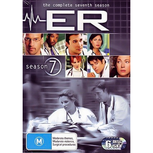 ER The Complete Seventh Season DVD Preowned: Disc Excellent