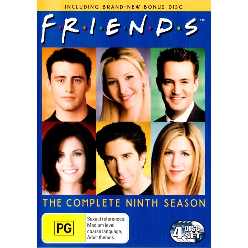 F.R.I.E.N.D.S The Complete Ninth Season DVD Preowned: Disc Excellent
