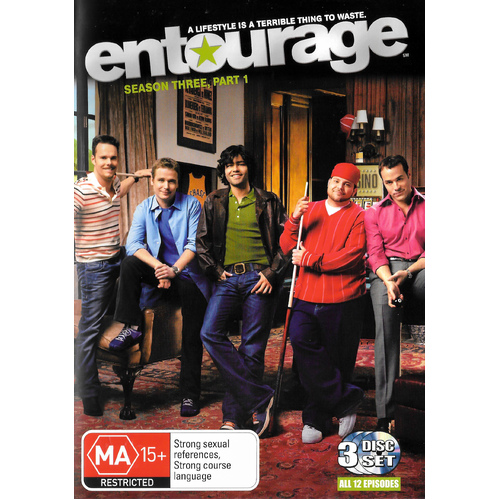 entourage Season 3 Part 1 DVD Preowned: Disc Excellent