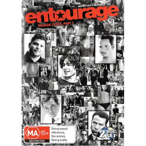 entourage Season 3 Part 2 DVD Preowned: Disc Excellent